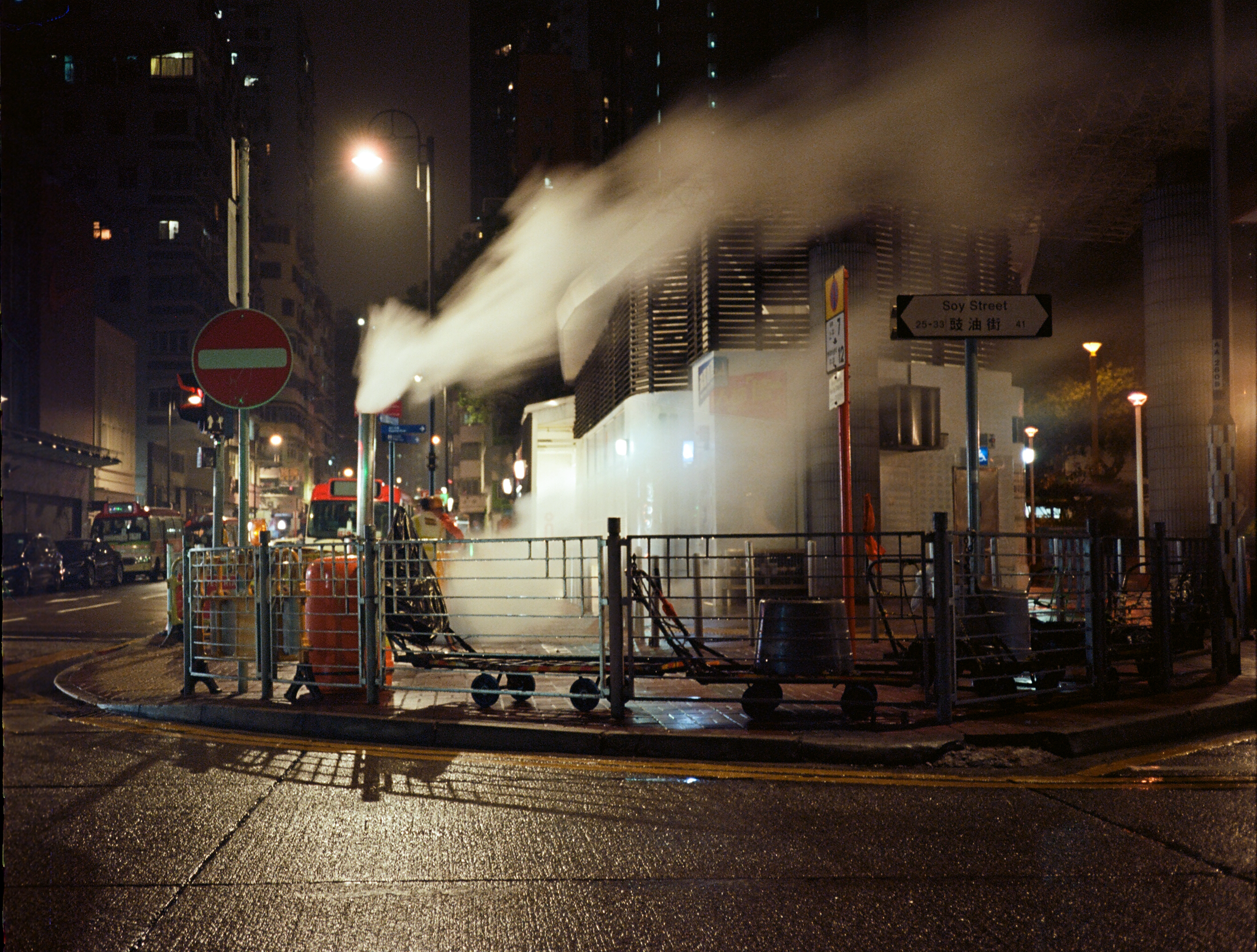 Construction site in Hong Kong